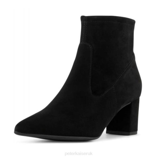 Peter Kaiser Bassy Sock Boot Women Black Suede X28J239 Footwear ...