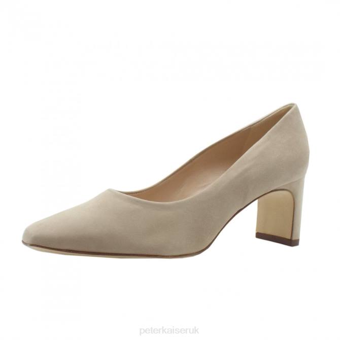 Peter Kaiser Cincinati Stylish Court Shoe Women Sand Suede X28J2 Footwear