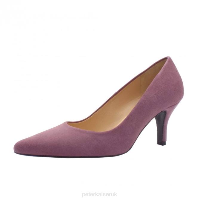 Peter Kaiser Janella Classic Mid Heel Court Shoe Women Woodrose Suede